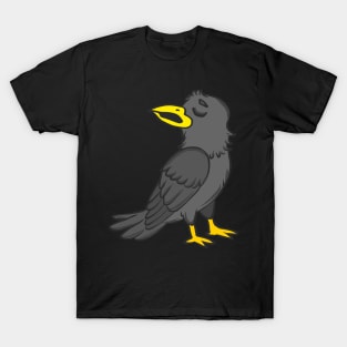 Raven bird crow jackdaw jay hooded crow cute T-Shirt